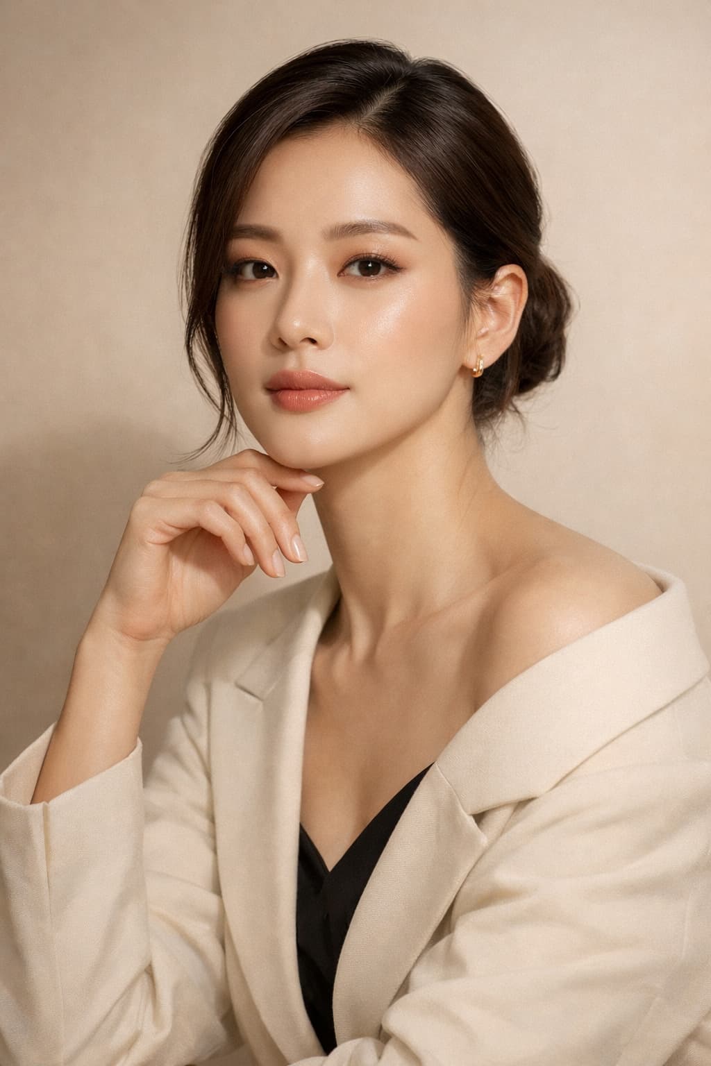 준오헤어 포스코사거리점의 프리미엄 헤어와 메이크업 감성을 담은 아티스틱 포트레이트